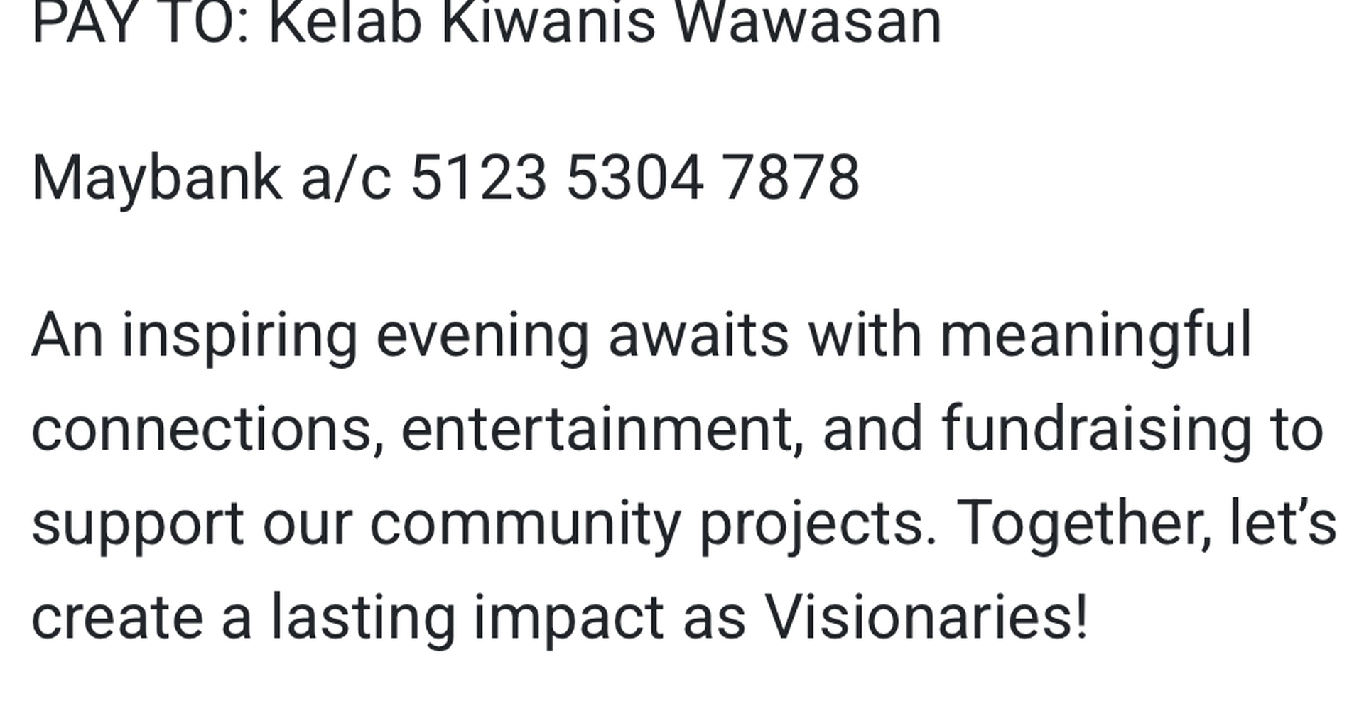 Charter &amp;amp; Fundraising Dinner