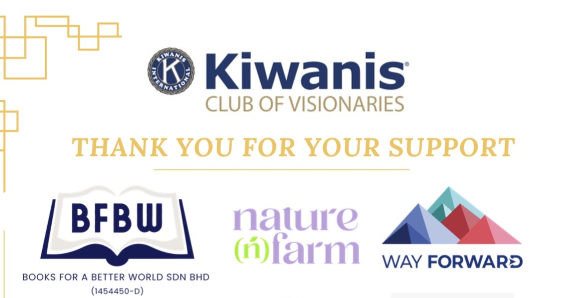 THANK YOU 🙏 to our amazing sponsors